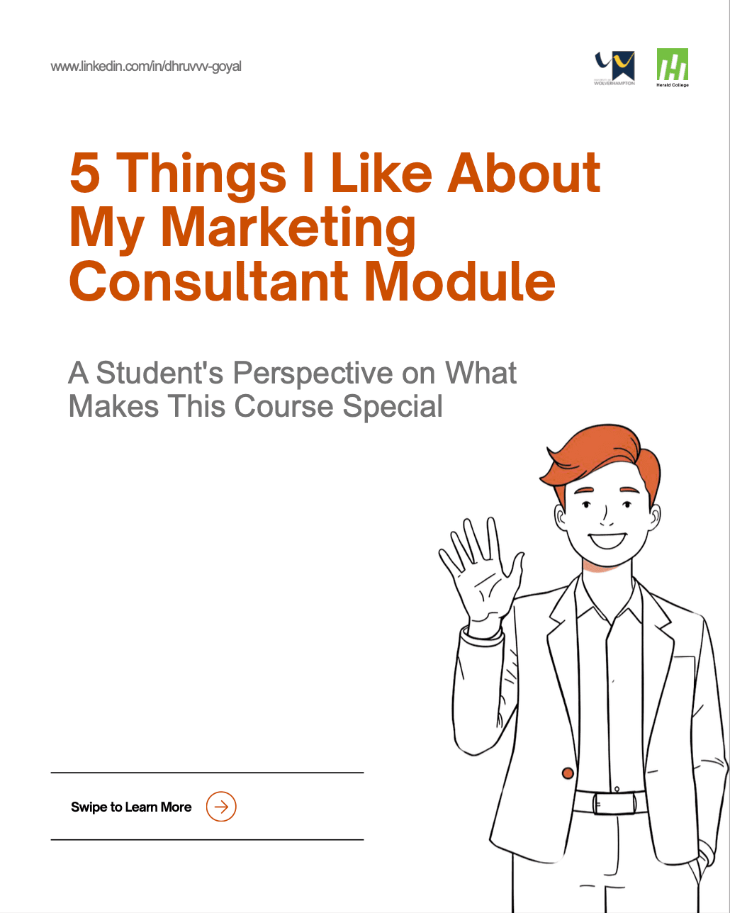 5 Highlights from the Marketing Consultant Module - A student's perspective on marketing education at University of Wolverhampton, Herald College Kathmandu